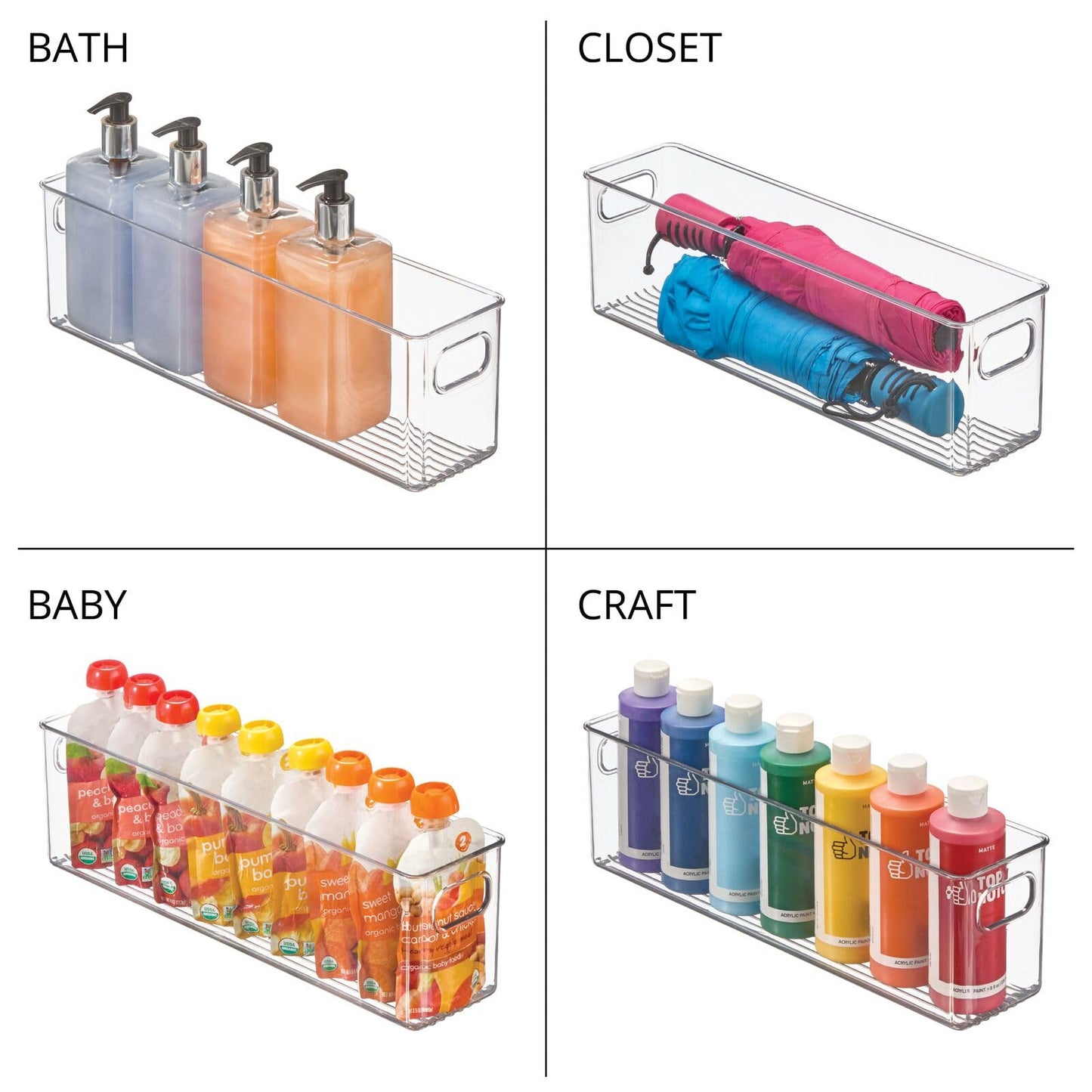 Plastic organizers
