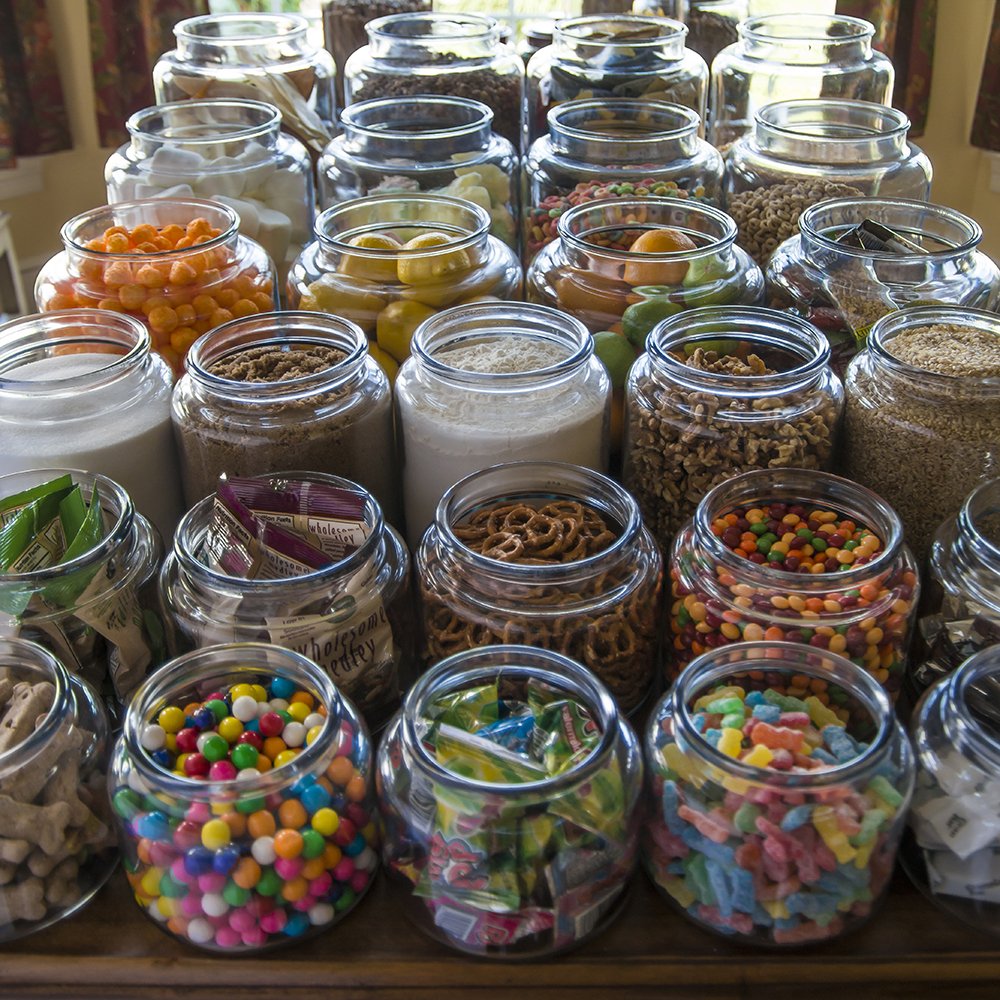 Tarros de vidrio de 1.5 galones