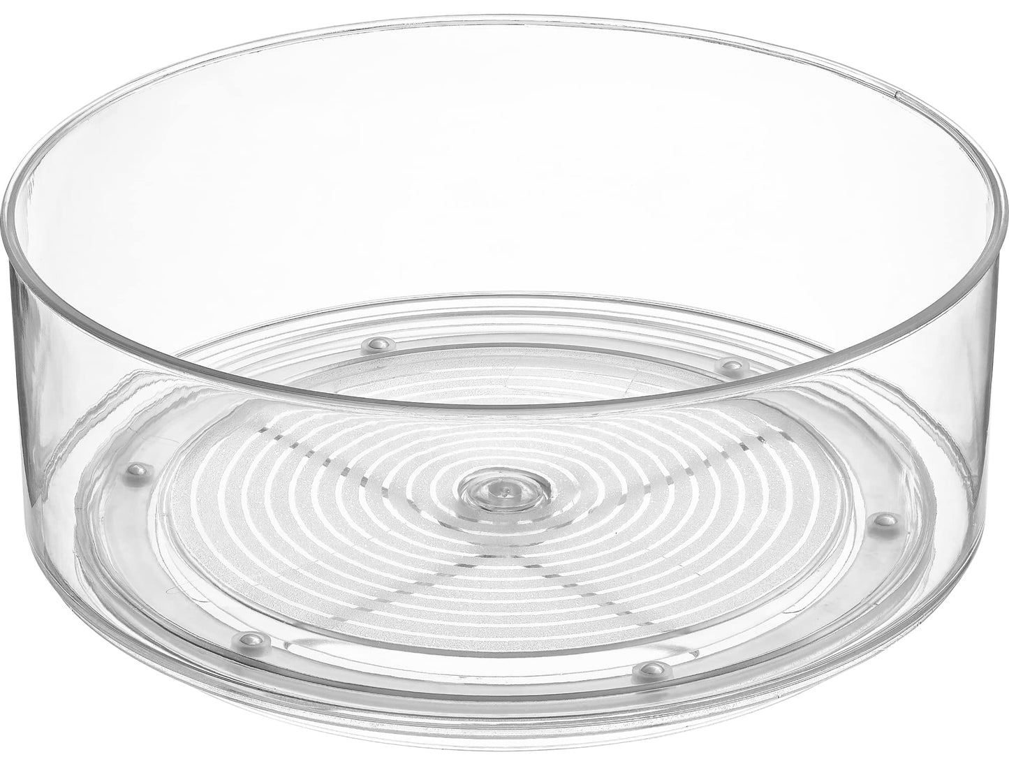 Plastic rotating tray