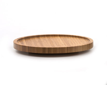 Rotating wooden tray